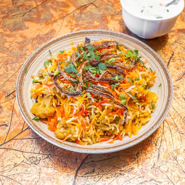 Vegetable Biryani.