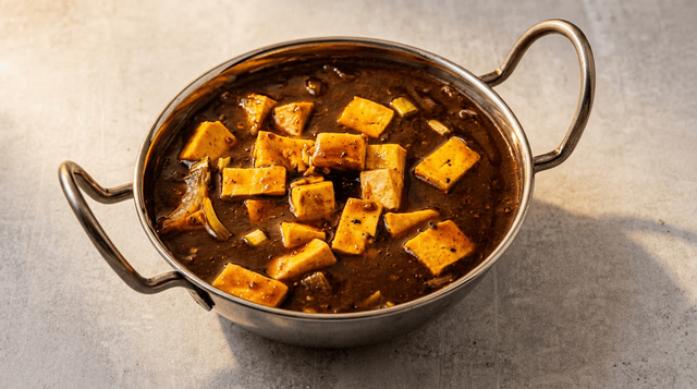 Chili Paneer with Gravy.