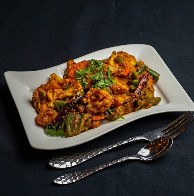 Vegetable Jalfrezi.