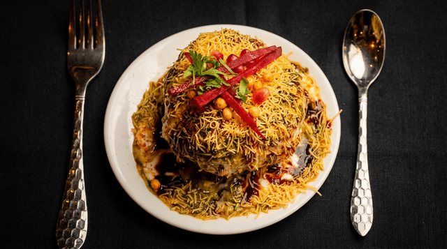 Raj Kachori Chaat.